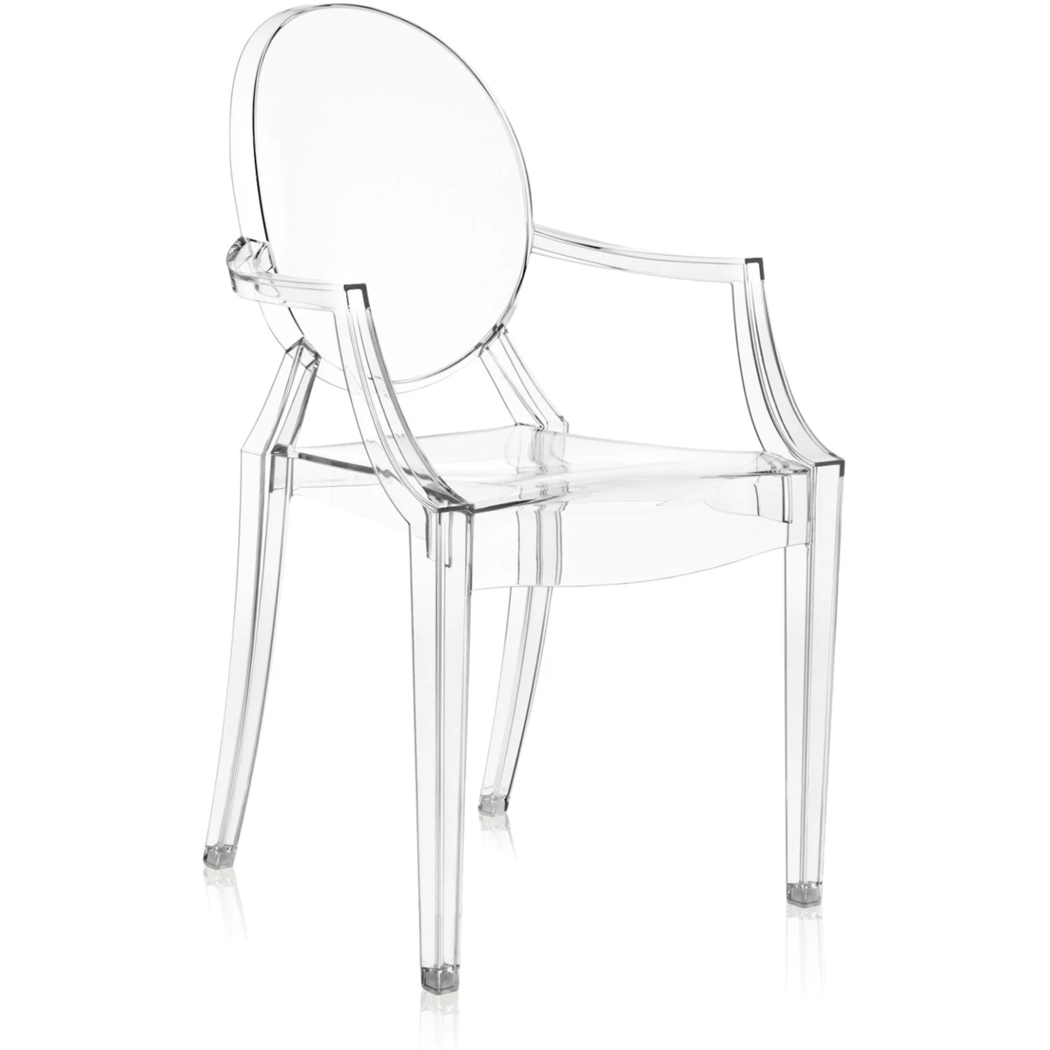 Kartell Louis Ghost Stoel, Kristal