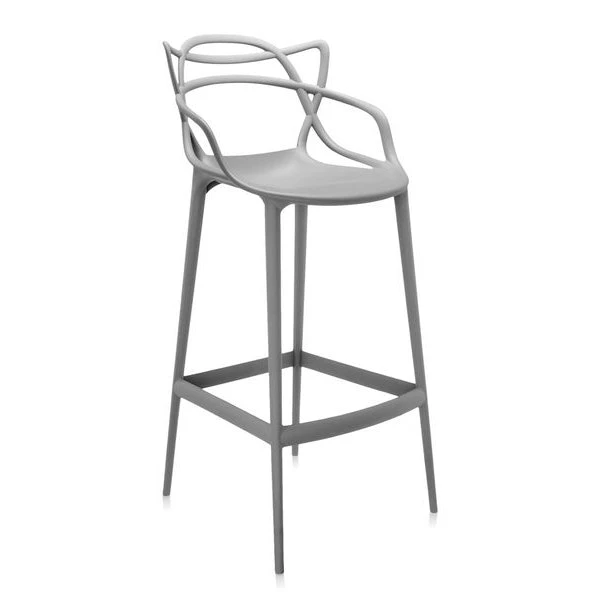 Kartell Masters Stool 65cm, Grey 4 Kartell Masters Stool 65cm, Grey - Afbeelding 2