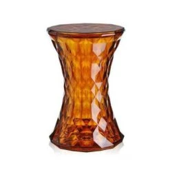 Kartell Stone Stool, Amber
