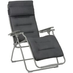Lafuma Futura BeComfort Relaxation Chair, Dark Grey / Titan