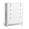 Falsterbo Ladenkast Vijf Lades 80x40x108 Cm, Wit 2 Falsterbo Ladenkast Vijf Lades 80x40x108 Cm, Wit -Meubelwinkel mavis falsterbo chest of drawers five drawers 80x40x180 cm 3