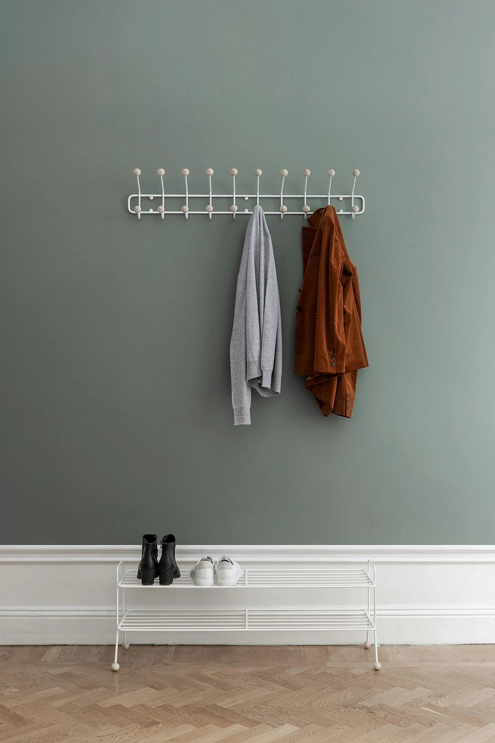 Maze Bill Horizontal Hanger L, Wit 4 Maze Bill Horizontal Hanger L, Wit - Afbeelding 3