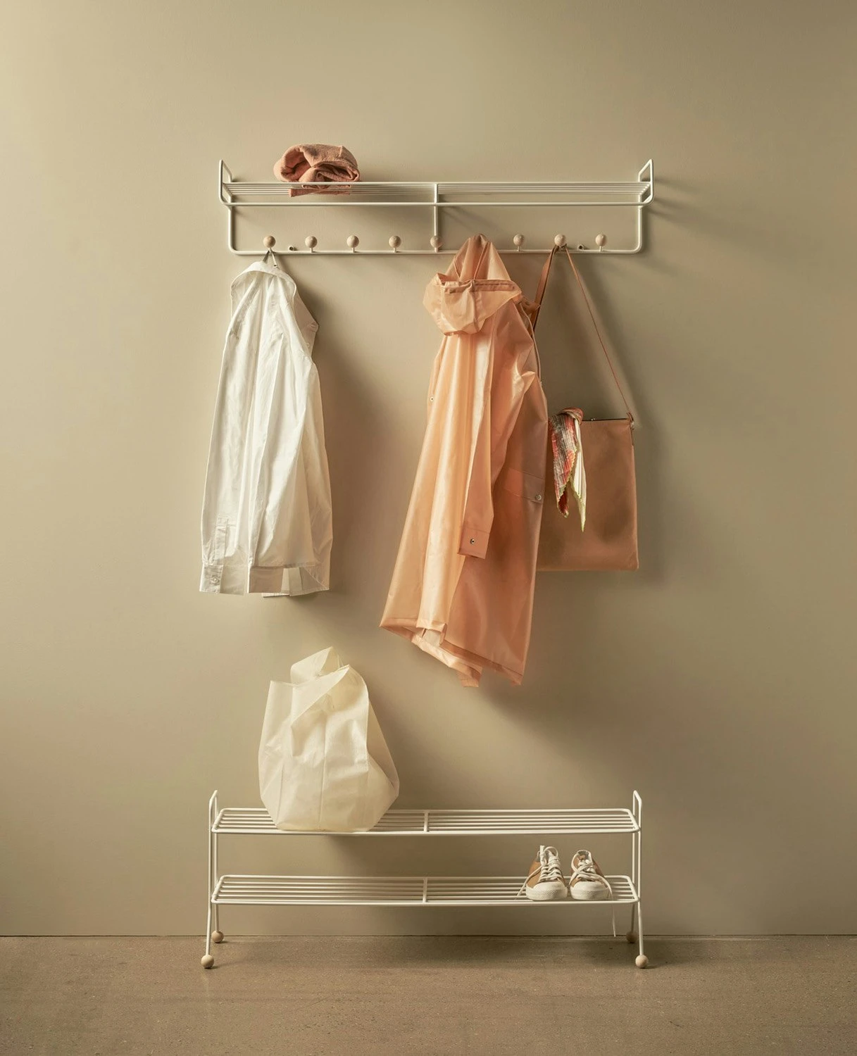 Maze Bill Shoe Shelf Schoenenrek L, Wit 5 Maze Bill Shoe Shelf Schoenenrek L, Wit - Afbeelding 3