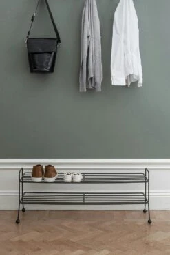 Maze Bill Shoe Shelf Schoenenrek L, Zwart -Meubelwinkel maze bill shoe shelf l 25