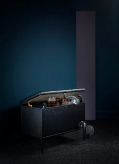 Maze Frank Storage Bench, Black/Black -Meubelwinkel maze frank storage bench 28