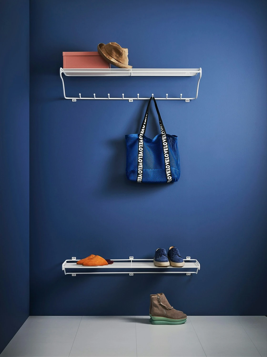 Maze Hat Rack L, White 4 Maze Hat Rack L, White - Afbeelding 2