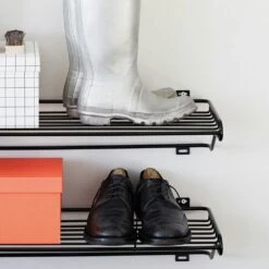 Maze Schoenenrek L, Wit -Meubelwinkel maze shoe shelf l 13 2