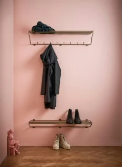 Maze Schoenenrek L, Messing -Meubelwinkel maze shoe shelf l 29