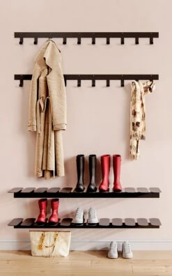 Maze Step Schoenenrek, Zwart -Meubelwinkel maze step shoe shelf 24