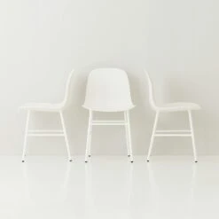Normann Copenhagen Form Chair Steel Frame, White -Meubelwinkel normann copenhagen form chair steel frame 24