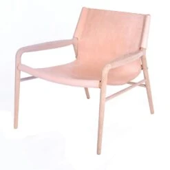 OX Denmarq Rama Fauteuil, Natuur/Natuur Leer