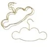 Rice Cloud Kleerhangers Voor Kinderen 5-Pack, Goud 2 Rice Cloud Kleerhangers Voor Kinderen 5-Pack, Goud -Meubelwinkel rice cloud kleerhangers voor kinderen 5 pack goud 0