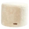 Shepherd Frida Round Sheepskin Pouf, Creme 1 Shepherd Frida Round Sheepskin Pouf, Creme -Meubelwinkel shepherd frida sheepskin pouf 2