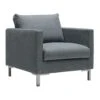 Ibiza Armchair Loose Cover Velcro, Caleido Grey -Meubelwinkel sits ibiza armchair loose cover velcro 3