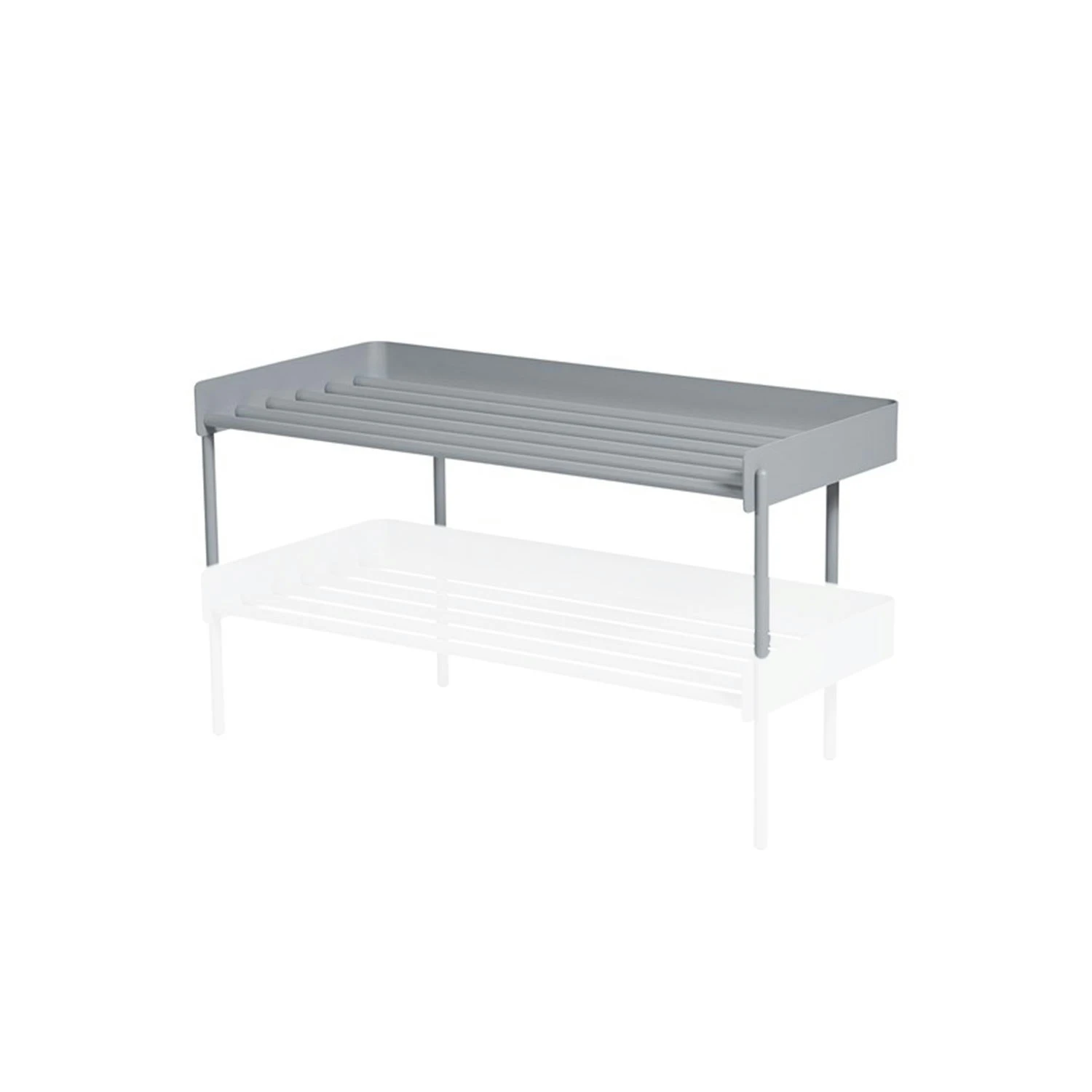 Alfred Shoe Rack Extension Section, Light Grey 4 Alfred Shoe Rack Extension Section, Light Grey - Afbeelding 2