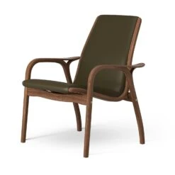 Swedese Laminett Fauteuil, Geolied Walnoot / Elmonordic Grön 98027 Leer -Meubelwinkel swedese laminett fauteuil geolied walnoothout 12