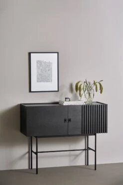 Woud ARRAY Dressoir 120 Cm, Zwart Gelakt Eiken 11 Woud ARRAY Dressoir 120 Cm, Zwart Gelakt Eiken -Meubelwinkel woud array dressoir 120 cm 27