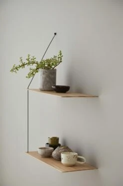 Woud STEDGE Schap 80cm, Wit Gepigmenteerd Eiken -Meubelwinkel woud stedge schap 80cm 5