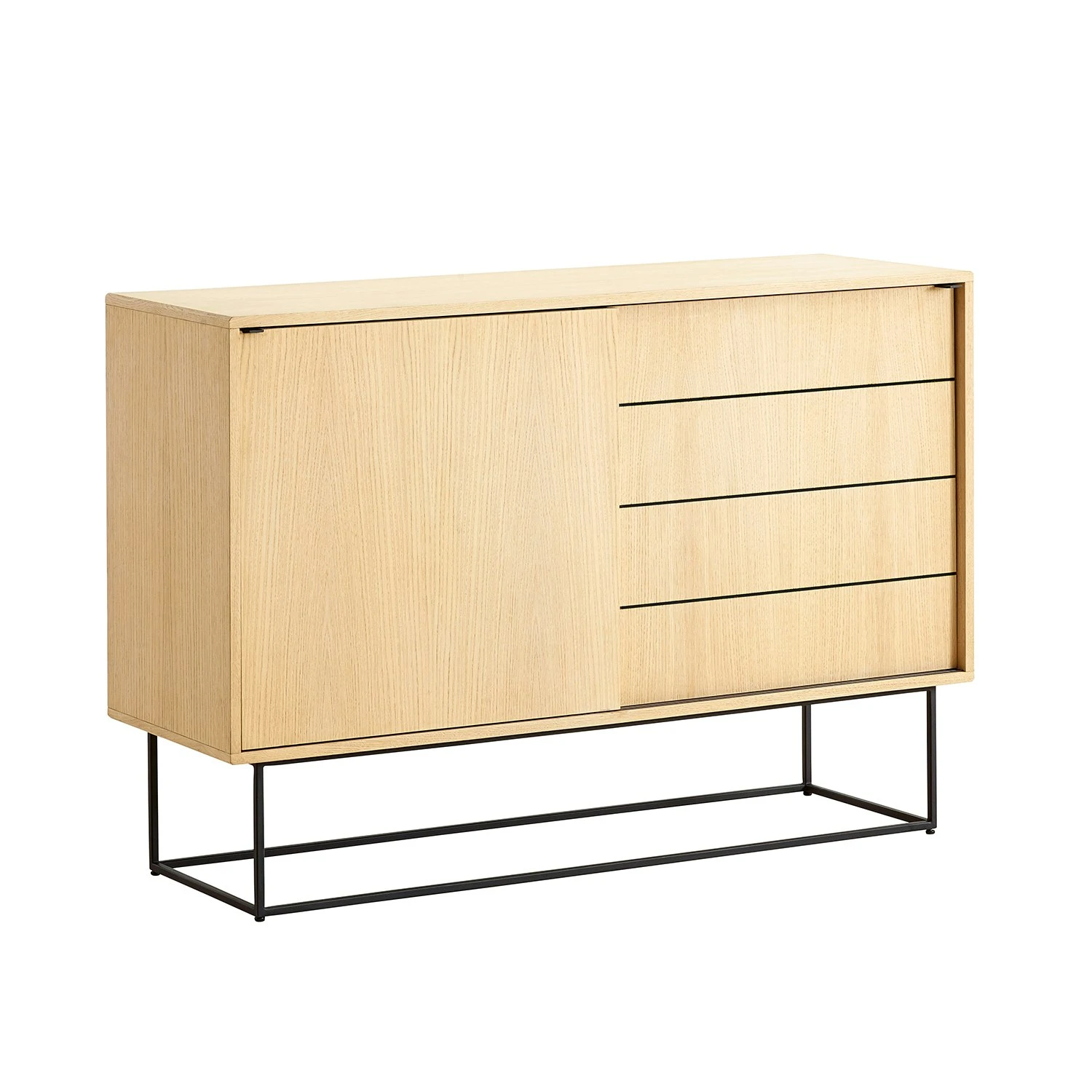Woud Virka Sideboard High, Oak 3 Woud Virka Sideboard High, Oak